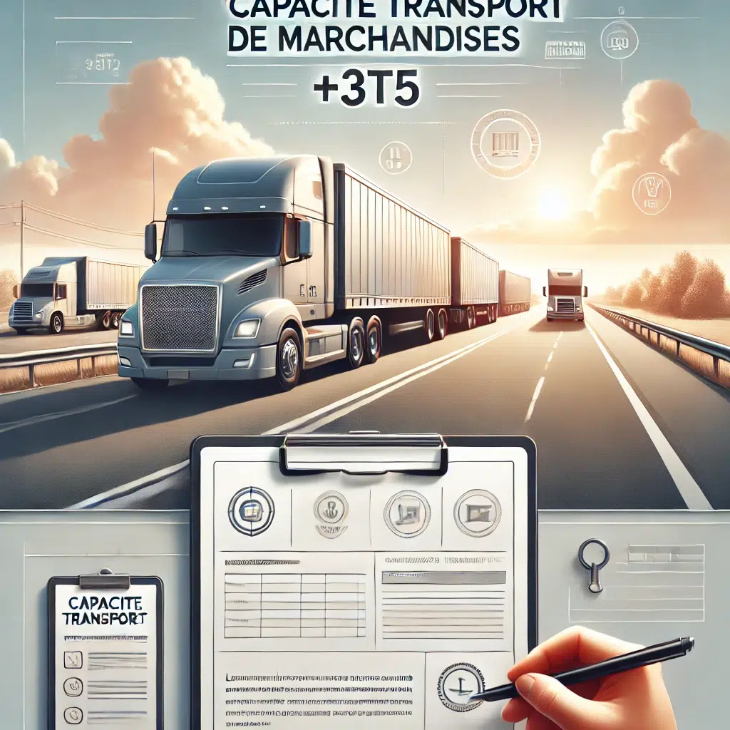 Capacite Transport de Marchandises +3T5